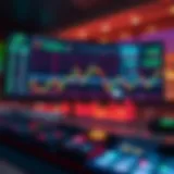 Wide view of cryptocurrency trading interface