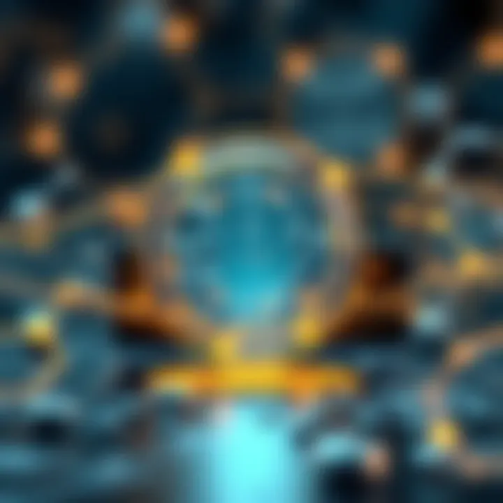 Understanding Blockchain Technology A conceptual representation of blockchain technology illustrating its structure and function