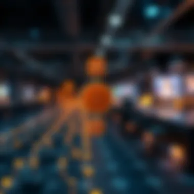 Secure Transaction Flow in Blockchain Diagram highlighting the secure transaction flow within a blockchain network