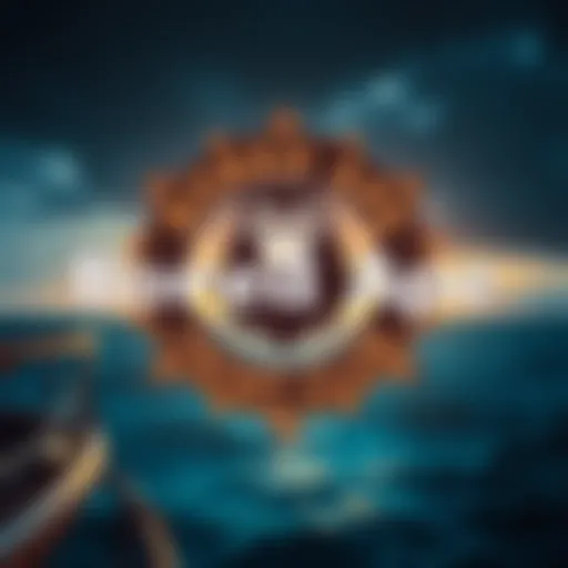 Bored Ape Yacht Club Logo A visually striking representation of the Bored Ape Yacht Club logo.