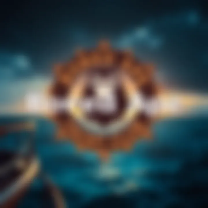 Bored Ape Yacht Club Logo A visually striking representation of the Bored Ape Yacht Club logo.