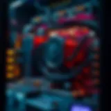 Cutting-edge Ethereum mining rig showcasing advanced hardware components