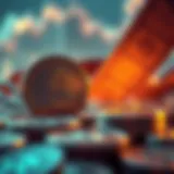 An abstract representation of digital financial assets