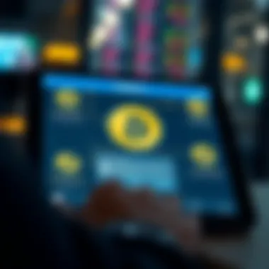 Security Features in Coinbase App Security features displayed within the Coinbase app for iPad