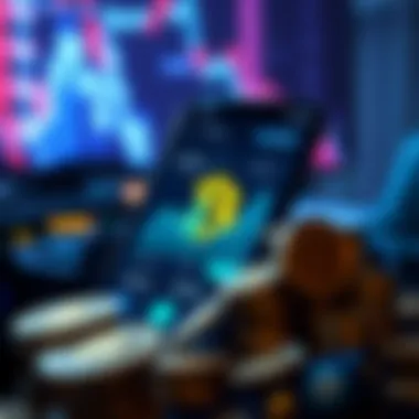 Cryptocurrency Transactions in CoinsBank Visual representation of cryptocurrency transactions in the app