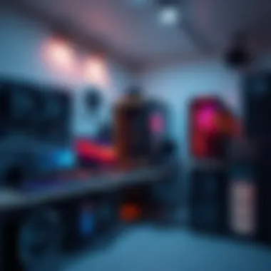 Optimal Mining Rig Setup for Performance An organized mining rig setup in a dedicated space