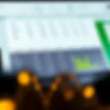 A detailed view of an Excel spreadsheet designed for cryptocurrency tracking, showcasing various portfolio metrics.