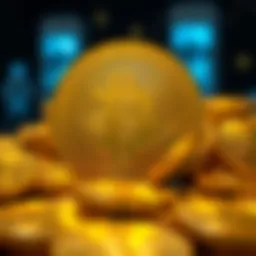 Visual representation of staking rewards