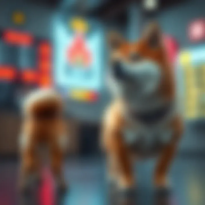 Trading strategies for Shiba Inu illustrated in a visual format