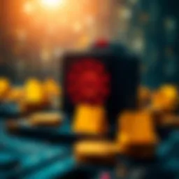 A visually appealing graphic representing CPU mining operations.