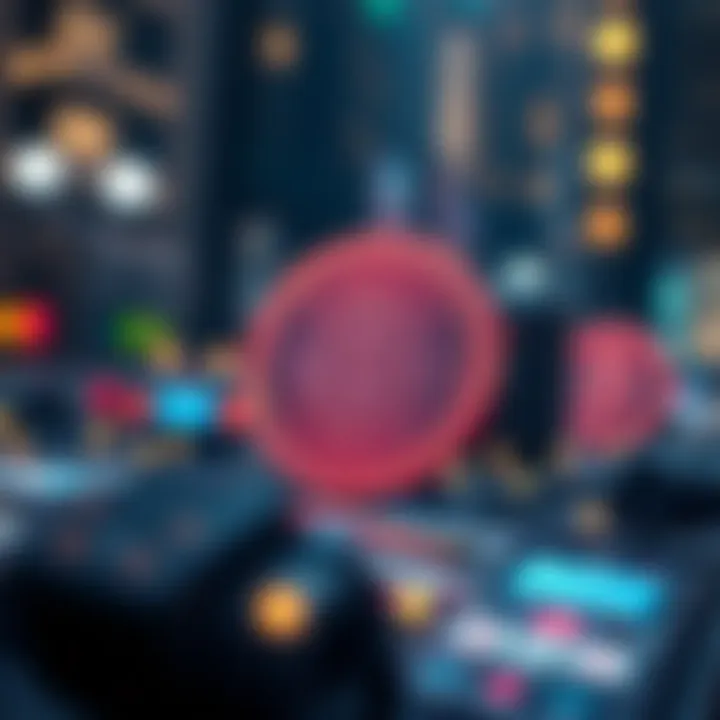 Illustration of Blockchain Technology An illustrated depiction of blockchain technology