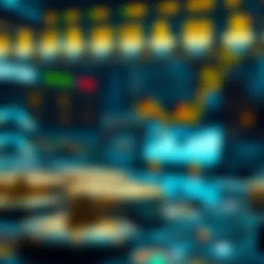 Future Trends in Cryptocurrency Finance A futuristic concept depicting the future trends in cryptocurrency finance.