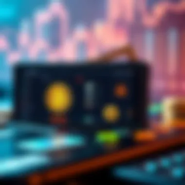 Diverse Functionalities of Crypto Wallets Cryptocurrency wallet interface showcasing diverse functionalities