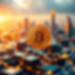 Blockchain technology representation