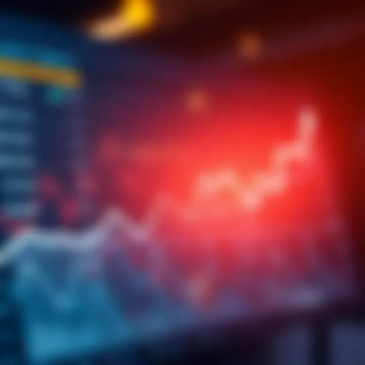 Graph illustrating market trends in cryptocurrency over time.