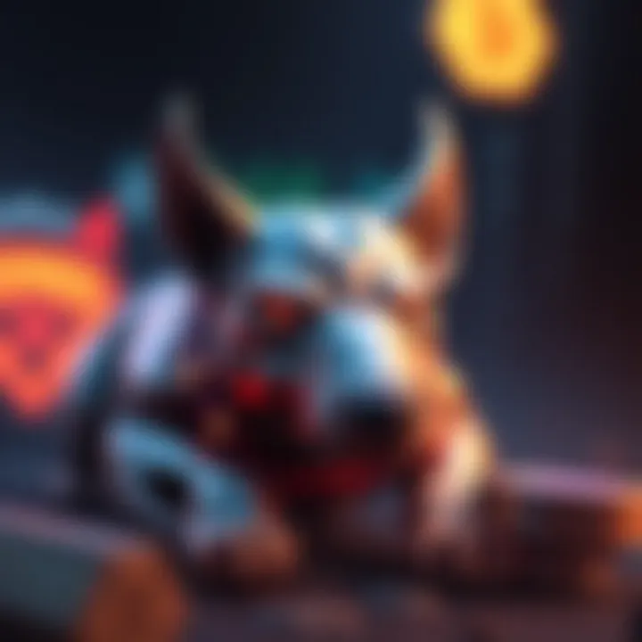 Visual representation of Dogebull's unique features and specifications