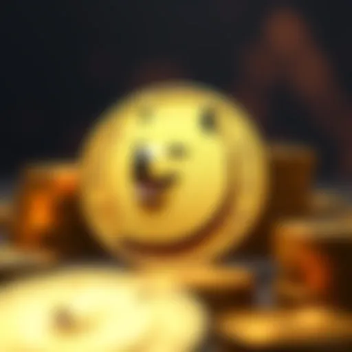 The Evolution of Dogecoin: From Meme to Currency A visual representation of Dogecoin's logo and its meme origins