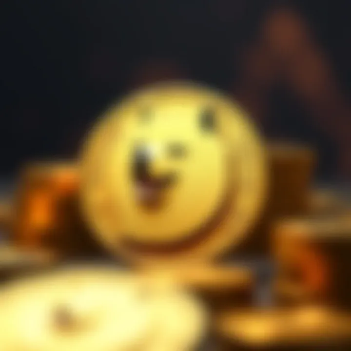 The Evolution of Dogecoin: From Meme to Currency A visual representation of Dogecoin's logo and its meme origins