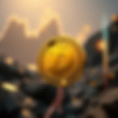 Future Prospects: Dogecoin's Role in Digital Currency A futuristic representation of Dogecoin's potential in the cryptocurrency landscape