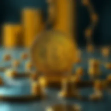 Visual representation of technological advancements in blockchain