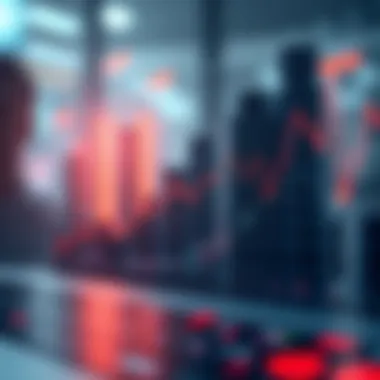 Graph illustrating trends in cryptocurrency valuations