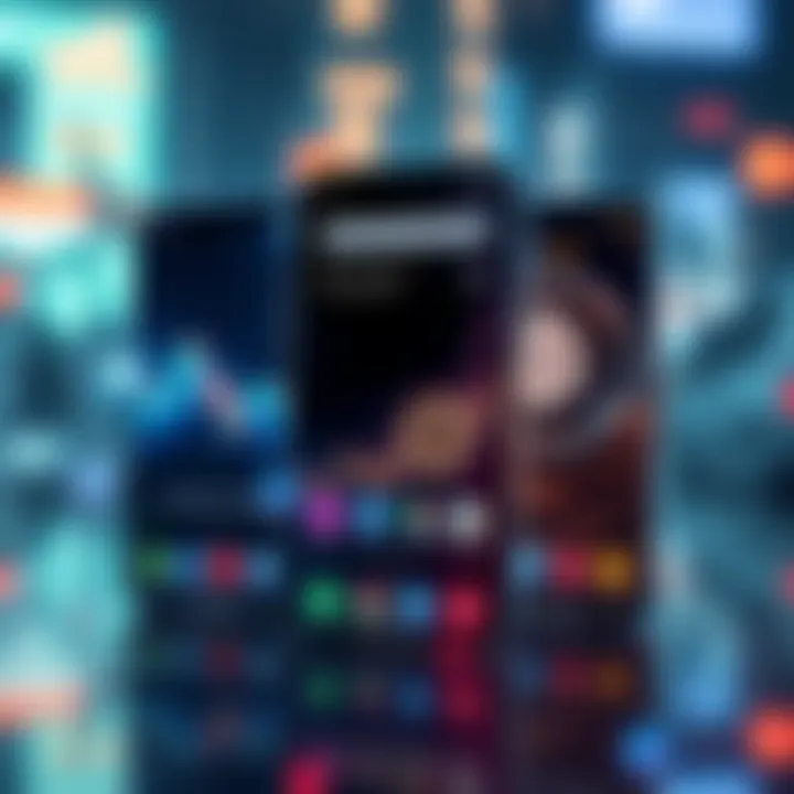 User interface design of popular crypto applications