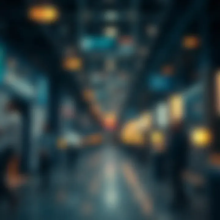 Blockchain Connections An abstract representation of blockchain technology connecting artists and buyers