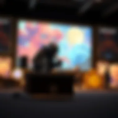 NFT Transformation in Art Ownership An artistic visualization of NFTs transforming art ownership