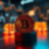 Innovative blockchain technology representation