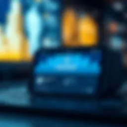 A sleek interface of the Celsius wallet showcasing its user-friendly design