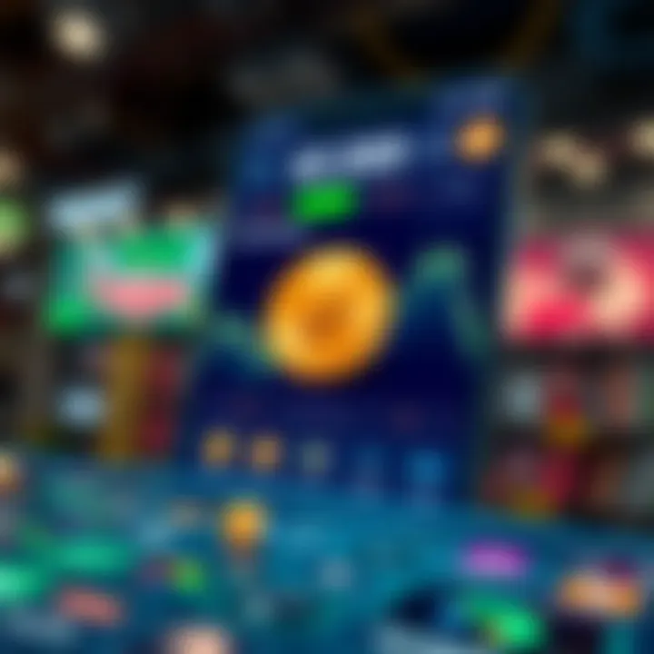 User Interface of Coin Market Application User interface of a coin market application