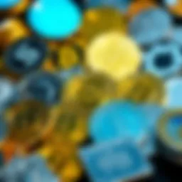 Visual representation of various cryptocurrencies available on SoFi
