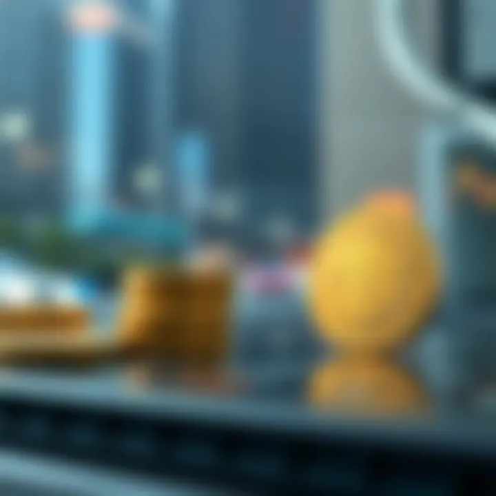 Stablecoins and Their Role in Digital Finance Graphical representation of stablecoins showcasing stability features and digital finance context