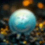 Abstract Representation of Pi Cryptocurrency An abstract representation of Pi cryptocurrency