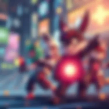 Engaging Axie Infinity Characters A vibrant illustration of Axie Infinity characters in action