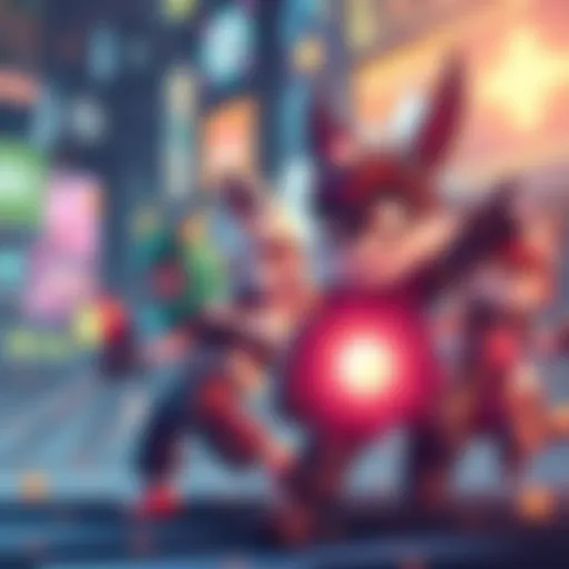 Engaging Axie Infinity Characters A vibrant illustration of Axie Infinity characters in action