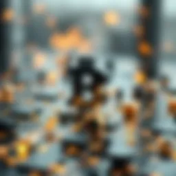 Abstract representation of blockchain technology