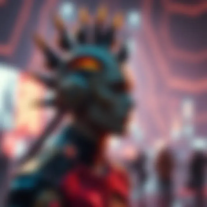 Visual representation of future trends in NFT art and music