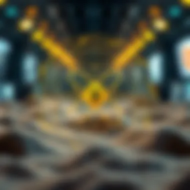 Sandbox Game Mechanics Unveiled An intricate diagram showcasing sandbox play-to-earn game mechanics