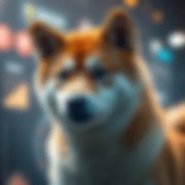 Future Projections for Shiba Inu Trading A futuristic graphic representing market projections for Shiba Inu.