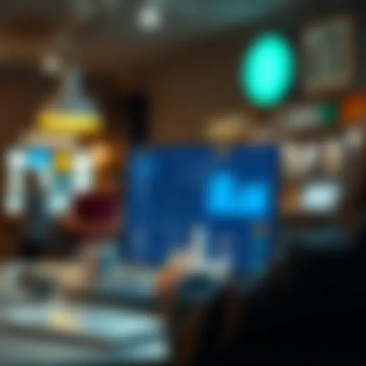 User Experience on Coinbase Marketplace Visual representation of Coinbase interface showcasing user experience