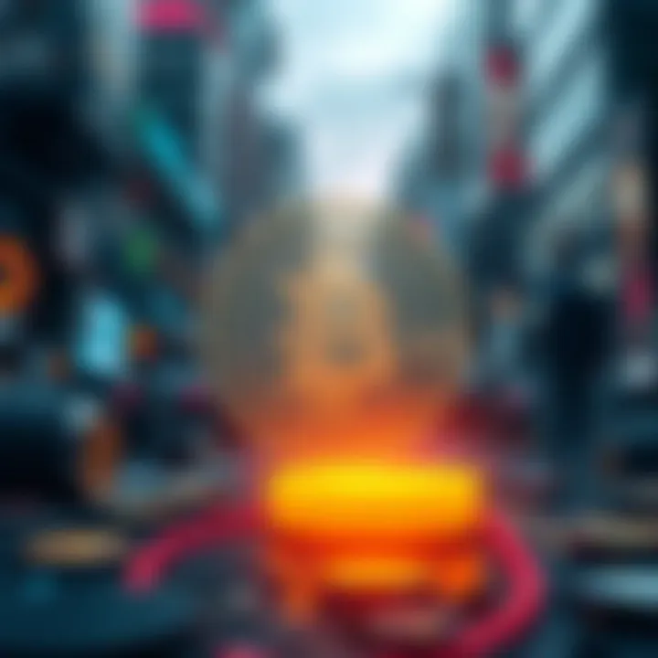 Investment Opportunities in Pi Network Futuristic depiction of investment opportunities in Pi Network