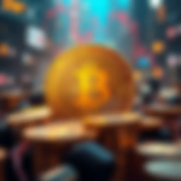 Cryptocurrency Market Dynamics Visual representation of cryptocurrency market dynamics