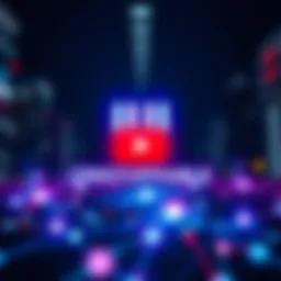 Visual representation of Unstoppable Domains logo with blockchain elements