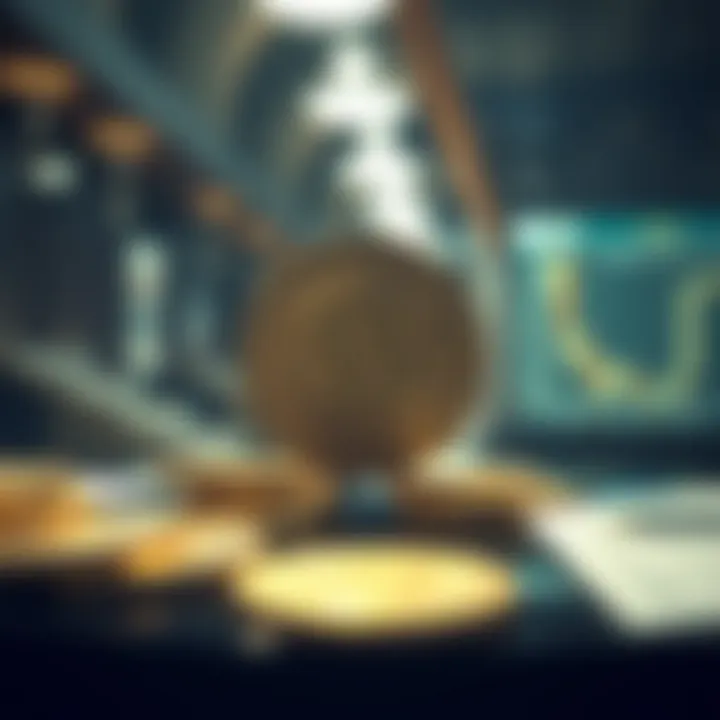 Integration of Traditional Finance and Digital Assets A conceptual image representing the integration of traditional finance and digital assets