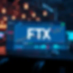 Visual representation of FTX trading interface