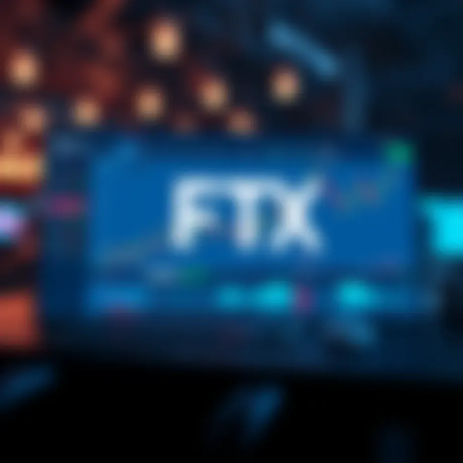 Visual representation of FTX trading interface