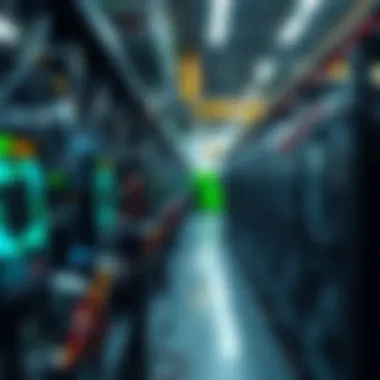 Mining Technology at Greenidge Generation Cryptocurrency mining equipment in action