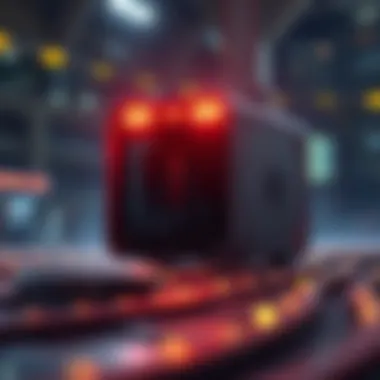 Evaluating Helium Miner Performance An illustration depicting the performance metrics of helium miners