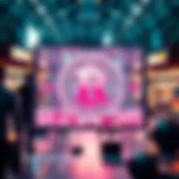 A digital art piece representing the concept of NFTs